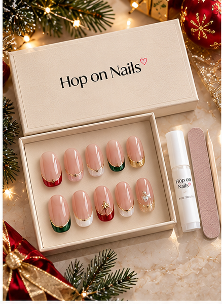Holiday French Manicure - boxed set
